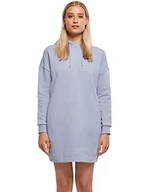 Sukienki - Urban Classics Women's Ladies Organic Oversized Terry Hoody Dress sukienka, fioletowo-niebieska, 5XL - miniaturka - grafika 1