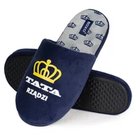Kapcie męskie - Kapcie dla Taty na prezent SOXO Tata rządzi w pudełku prezentowym - 41–42 - miniaturka - grafika 1