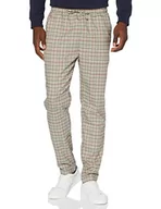 Spodnie męskie - Urban Classics Spodnie męskie Tapered Check Jogger Pants - miniaturka - grafika 1