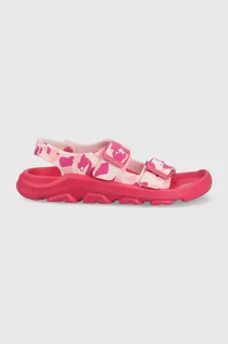 Sandały damskie - Birkenstock sandały dziecięce kolor różowy - grafika 1