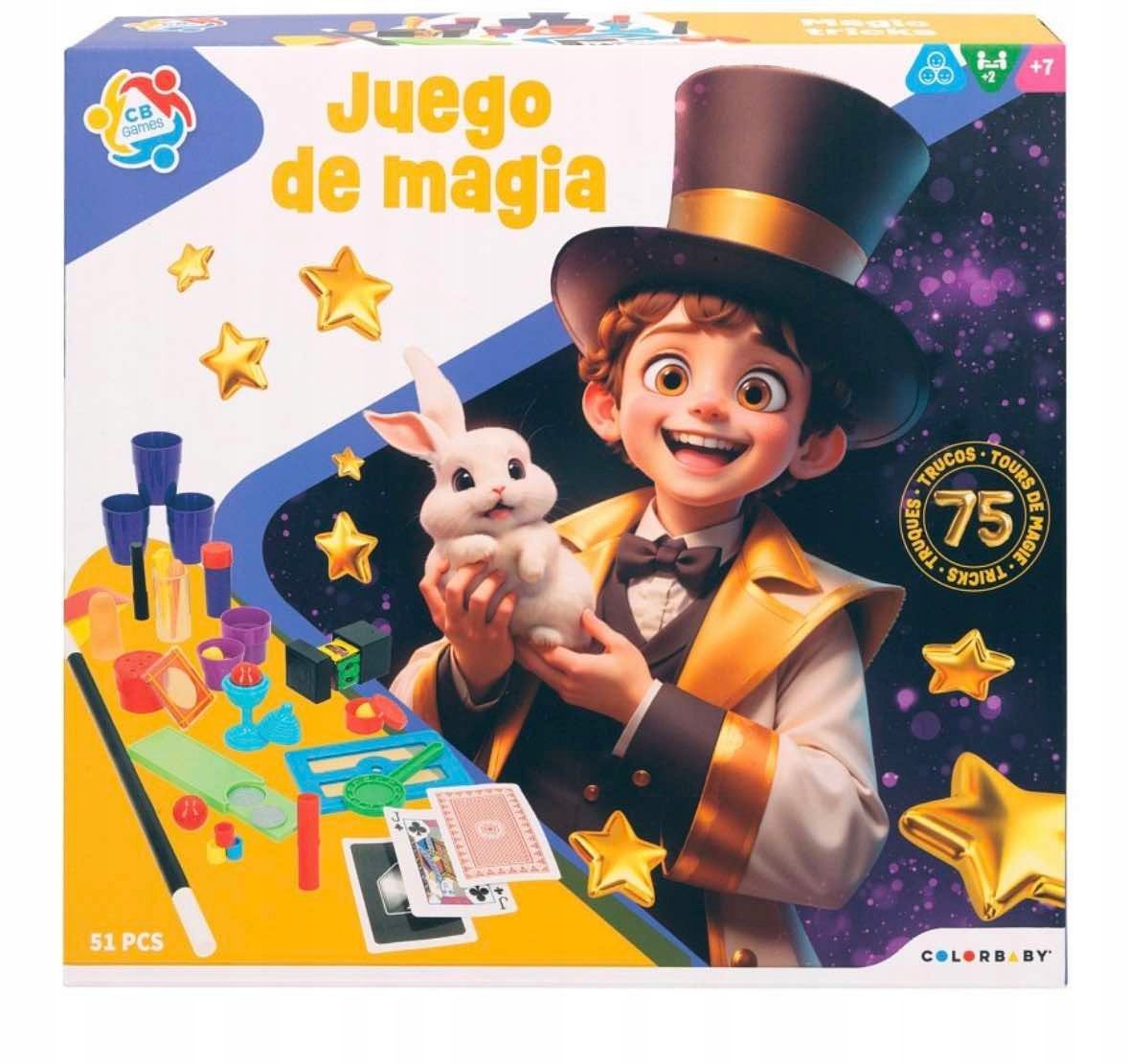 Zestaw do nauki sztuczek magicznych marki Colorbaby wersja niemiecka