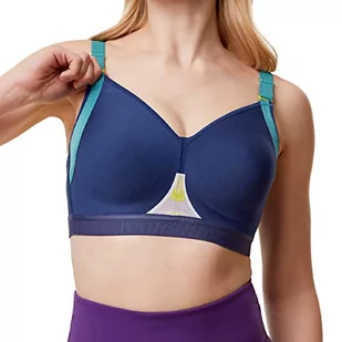 TriAction Damski biustonosz Gravity Lite P Ex Sports, Twilight Blue, 85B - Biustonosze - miniaturka - grafika 1