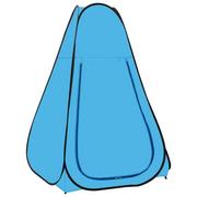 Namioty - Pop Up shumee Namiot prysznicowy typu niebieski - miniaturka - grafika 1
