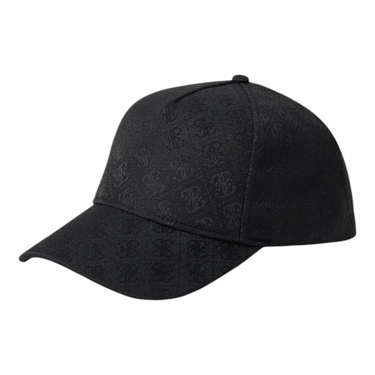 GUESS CZAPKA Z DASZKIEM ORLINA LOGO BASEBALL SZARO-CZARNA