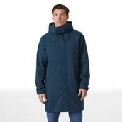 Płaszcze damskie - Płaszcz ocieplany Helly Hansen MUNICH INS RAIN COAT-Navy XL - miniaturka - grafika 1