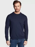 Swetry męskie - Pepe Jeans Sweter Andre PM702240 Granatowy Regular Fit - miniaturka - grafika 1