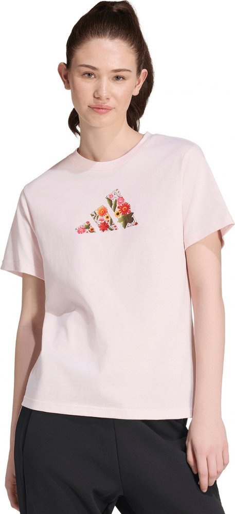 Adidas Koszulka damska adidas Floral Regular Graphic jasny róż KT2765 L