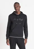 Bluzy męskie - Bluza Męska Antony Morato Regular Fit Czarny - Xxl - miniaturka - grafika 1