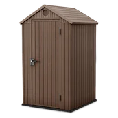 Altany ogrodowe - Keter Domek ogrodowy Darwin 4 x 4 brown - miniaturka - grafika 1