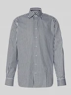 Koszule męskie - Koszula biznesowa o kroju modern fit z listwą guzikową - miniaturka - grafika 1