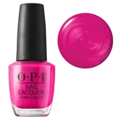 Lakiery hybrydowe - OPI Nail Lacquer, klasyczny lakier do paznokci, La Paz-Itively Hot NLA20, różowy, 15ml - miniaturka - grafika 1