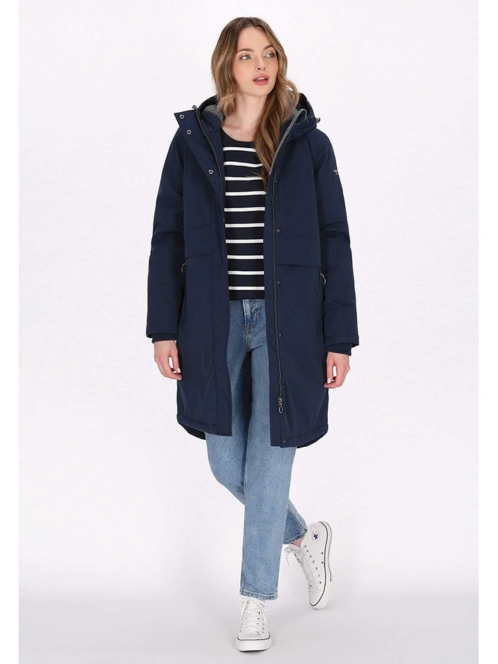 Schmuddelwedda Parka w kolorze granatowym