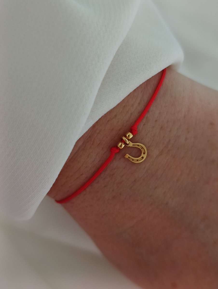 Bransoletka szczęścia podkowa