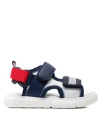 Buty dla chłopców - Tommy Hilfiger Sandały T1B2-33421-1591 S Biały - miniaturka - grafika 1
