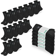 Skarpetki męskie - HUMMEL Skarpety Męskie 15 par Długie Czarne Bawełna Rozmiar 41-45 - miniaturka - grafika 1