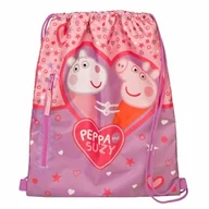 Plecaki szkolne i tornistry - Worek szkolny Świnka Peppa - miniaturka - grafika 1