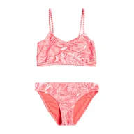 Koszulki i topy damskie - Strój kąpielowy dwuczęściowy dziecięcy ROXY Vacay For Life Crop Top - miniaturka - grafika 1