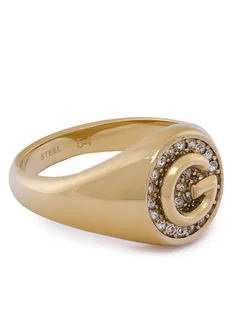 Guess Pierścionek JUBR05 449JW Złoty - Pierścionki - miniaturka - grafika 1