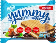 Batony proteinowe - Proteinowy Wafelek 6Pak Yummy Hazelnut Wafer 25G - miniaturka - grafika 1