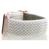 Akcesoria do smartwatchy - Pasek LUNA do Apple Watch 3/4/5/6/7/8/SE (42/44/45mm) Biały - miniaturka - grafika 1