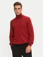 Swetry męskie - Boss Golf Musso-P 50468262 Czerwony Slim Fit - miniaturka - grafika 1