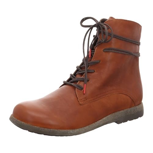 THINK! Damskie sztyblety RENTO Cognac 3010, 42 EU wąskie, Koniak 3010, 42 EU Schmal