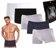 Majtki męskie - BOKSERKI MĘSKIE HENDERSON RED LINE bawełna 5szt XL - miniaturka - grafika 1