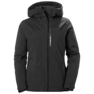 Kurtki narciarskie - Helly Hansen Snowplay, kurtka narciarska, damska, czarna - miniaturka - grafika 1