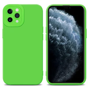 Etui Cadorabo do Apple iPhone 11 PRO w kolorze zielonym, silikonowe etui TPU na telefon komórkowy - Etui i futerały do telefonów - miniaturka - grafika 1