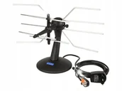 Anteny TV - Telmor Antena DVB-T2 pokojowa do tv naziemnej DSP-860 5G Protected Telkom - miniaturka - grafika 1