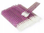 Pozostałe akcesoria do makijażu - Project Lashes, Aplikatory Welurowe Kryształ Do Rzęs, I Ust, 50 Sztuk - miniaturka - grafika 1