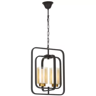 LAMPA WISZĄCA LOFT CHARNO-MOSIĘŻNA CHICAGO W2 - Lampy sufitowe - miniaturka - grafika 1