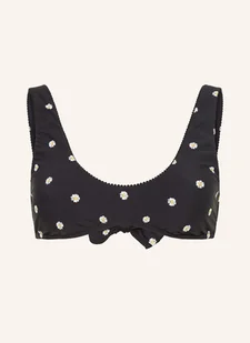 Seafolly Góra Od Bikini Bralette Daisychain schwarz - Stroje kąpielowe - miniaturka - grafika 1