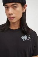 Koszulki męskie - G-Star Raw t-shirt bawełniany męski kolor czarny z nadrukiem - miniaturka - grafika 1