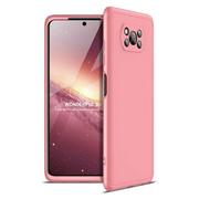 Etui i futerały do telefonów - GKK 360 Protection Case etui na całą obudowę przód + tył Xiaomi Poco X3 NFC / Poco X3 Pro różowy - miniaturka - grafika 1