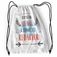 Plecaki worki - Plecak Dla Redaktora Sportowy Szkolny Worek Torba z Nadrukiem ze Zdjęciem - miniaturka - grafika 1