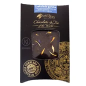 Czekolada - M.Pelczar Chocolatier Gorzka czekolada z karmelizowaną kwiatową herbatą i nagietkiem i chabrem 2564-uniw - miniaturka - grafika 1