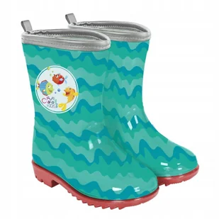 Kalosze odblaskowe świecące zielone dziecięce gumowce gumiaki 30/31 Perlett - Kalosze damskie - miniaturka - grafika 1