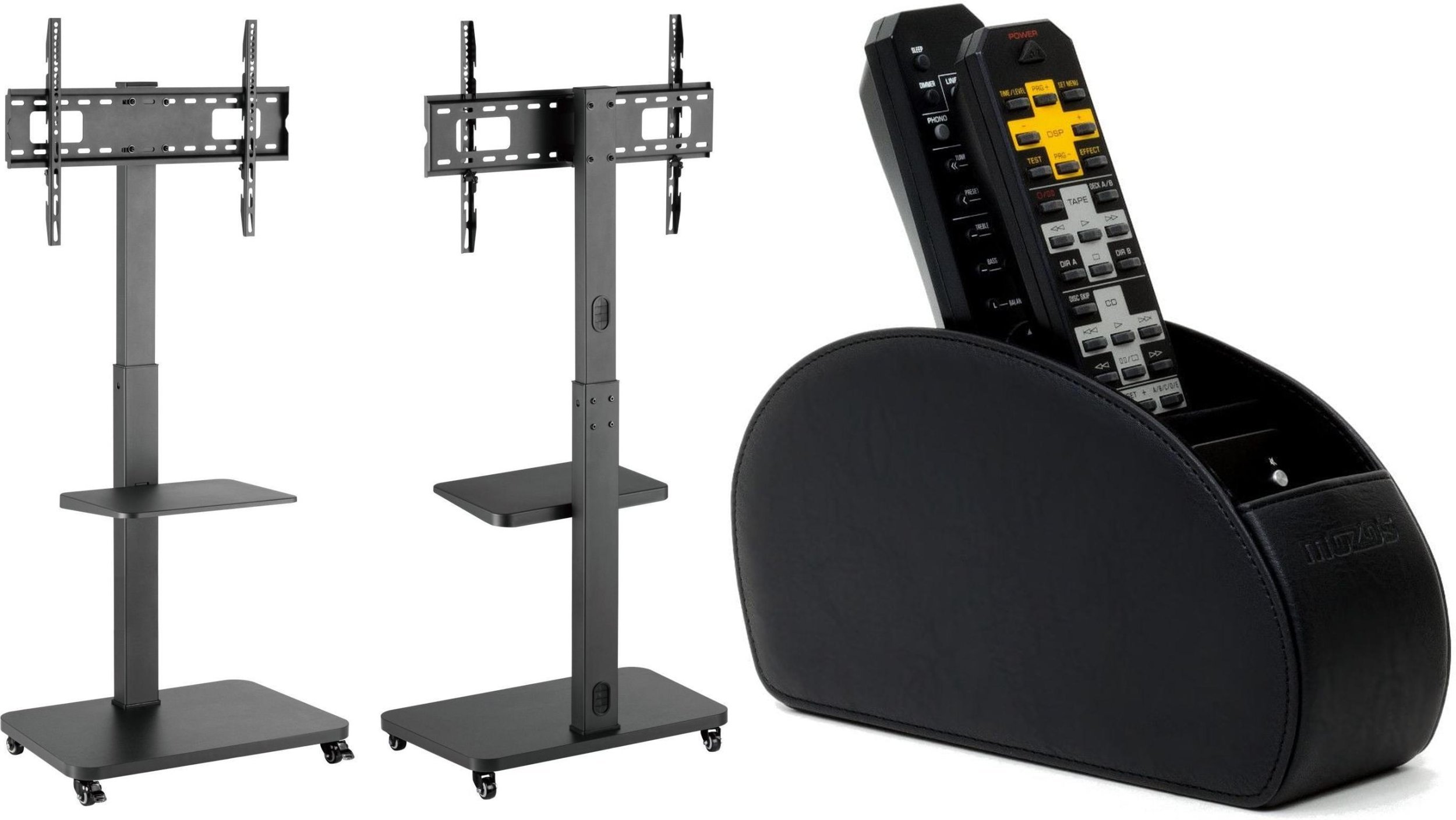 Mozos MSTV mobilny stojak tv stand do telewizora + ORGANIZER NA PILOTY