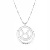 Łańcuszki - Łańcuszek srebrny naszyjnik 925 Znak Zodiaku Byk - miniaturka - grafika 1