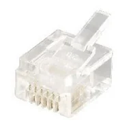Adaptery i przejściówki - Equip 121131 wtyczka RJ-12 (6P6C) Przezroczysty - miniaturka - grafika 1