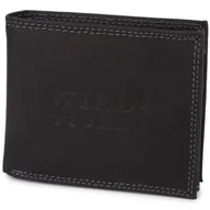 Portfele - Portfel męski mały Wild Tiger - czarny - miniaturka - grafika 1