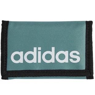 Portfel adidas Linear Wallet JX9049 zielony one size - Portfele - miniaturka - grafika 1