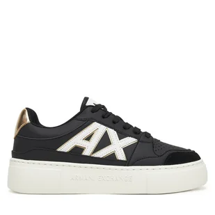 Sneakersy Armani Exchange XDX147 XV830 T780 Czarny - Sneakersy damskie - miniaturka - grafika 1