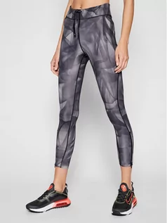 Spodnie damskie - Nike Legginsy Epic Faster Run Division CZ9236 Szary Slim Fit - grafika 1