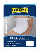 Ortezy, stabilizatory i opaski elastyczne - Uriel Rękaw na Kolano Biały Rozmiar S 1 szt. - miniaturka - grafika 1