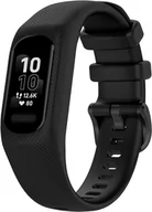 Akcesoria do smartwatchy - Opaska / Pasek Braders do Garmin Vivosmart 5 rozmiar L czarny - miniaturka - grafika 1