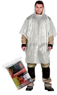Odzież robocza - PONCZO PRZECIWDESZCZOWE REIS PONCHO-F; TRANSPARENTNY - miniaturka - grafika 1