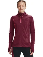 Kurtki i kamizelki sportowe damskie - Under Armour Kurtka funkcyjna w kolorze burgundowym - miniaturka - grafika 1