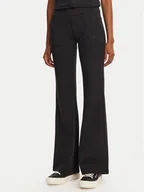 Spodnie sportowe damskie - Juicy Couture Spodnie dresowe Active JCSML125403 Czarny Flared Leg - miniaturka - grafika 1